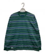 FreshServiceフレッシュサービス）の古着「MULTI BORDER LONG L/S TEE」｜グリーン