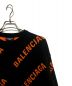 BALENCIAGA (バレンシアガ) ALLOVER LOGO Knit ブラック サイズ:Ｍ：60000円