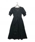 Estella.Kエステラケー）の古着「エステラケー ミラクルウェーブドレス」｜ブラック