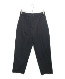 GOLDWIN（ゴールドウイン）の古着「ONE TUCK WOOL PANTS」｜ブラック