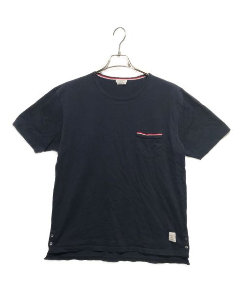 Thom Browne（トムブラウン）Thom Browne (トムブラウン) RWB ポケット Tシャツ ネイビー サイズ:5の古着・服飾アイテム