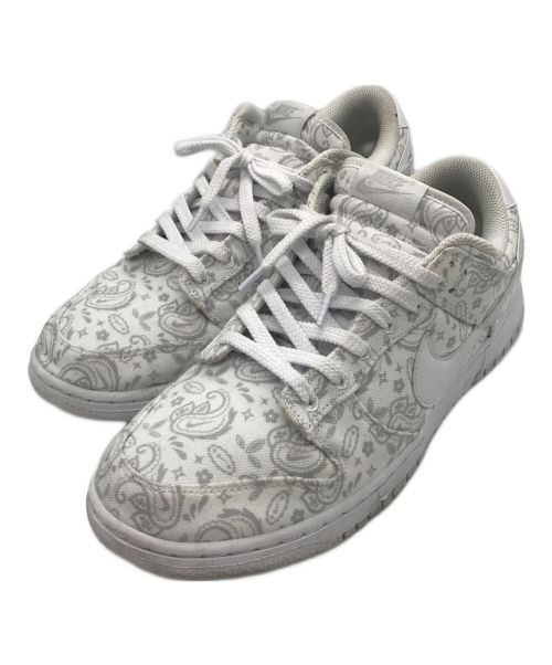 NIKE（ナイキ）NIKE (ナイキ) WMNS DUNK LOW ESS ホワイト×グレー サイズ:29の古着・服飾アイテム