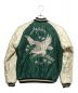 東洋エンタープライズ (トウヨウエンタープライズ) Mid 1950s Style Velveteen Souvenir Jacket “ROARING TIGER” × “WHITE EAGLE” ブラウン×グリーン サイズ:M：50000円