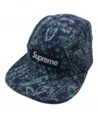 SUPREMEシュプリーム）の古着「BANDANA LIBERTY CAMP CAP」｜スカイブルー