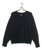 stussyステューシー）の古着「Shaggy cardigan」｜ブラック