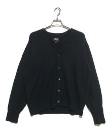 stussy（ステューシー）の古着「Shaggy cardigan」｜ブラック