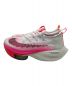 NIKE (ナイキ) WMNS AIR ZOOM ALPHAFLY NEXT% FK ホワイト×ピンク サイズ:24.0：8000円