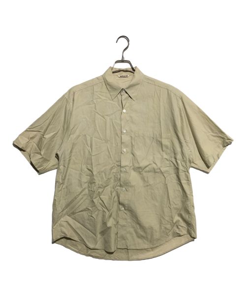 AURALEE（オーラリー）AURALEE (オーラリー) WASHED FINX TWILL HALF SLEEVED BIG SHIRTS ベージュ サイズ:3の古着・服飾アイテム