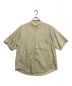 AURALEE（オーラリー）の古着「WASHED FINX TWILL HALF SLEEVED BIG SHIRTS」｜ベージュ