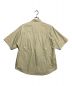 AURALEE (オーラリー) WASHED FINX TWILL HALF SLEEVED BIG SHIRTS ベージュ サイズ:3：7000円