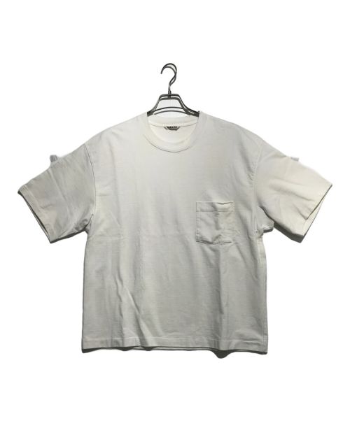 AURALEE（オーラリー）AURALEE (オーラリー) STAND UP TEE ホワイト サイズ:4の古着・服飾アイテム