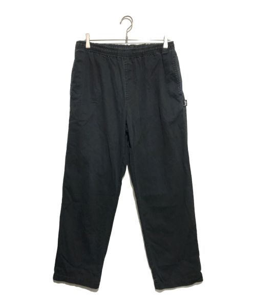 stussy（ステューシー）stussy (ステューシー) BRUSHED BEACH PANT ブラック サイズ:Mの古着・服飾アイテム