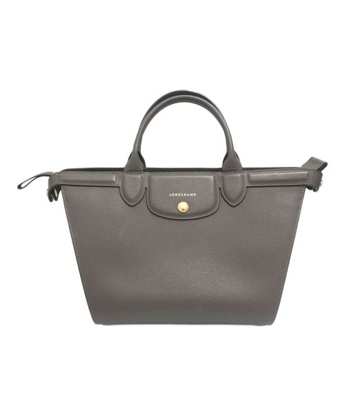 LONGCHAMP（ロングチャンプ）LONGCHAMP (ロンシャン) ハンドバッグ ブラウンの古着・服飾アイテム