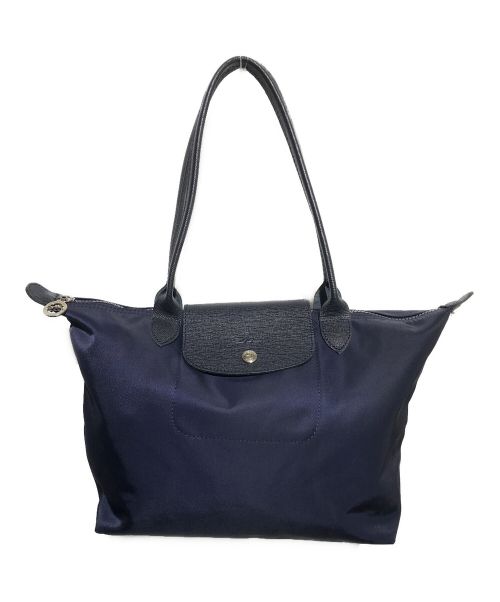 LONGCHAMP（ロンシャン）LONGCHAMP (ロンシャン) トートバッグ ネイビーの古着・服飾アイテム