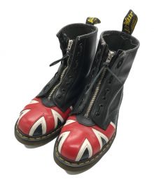 Dr.Martens（ドクターマーチン）の古着「ユニオンジャックセンタージップブーツ」｜ブラック