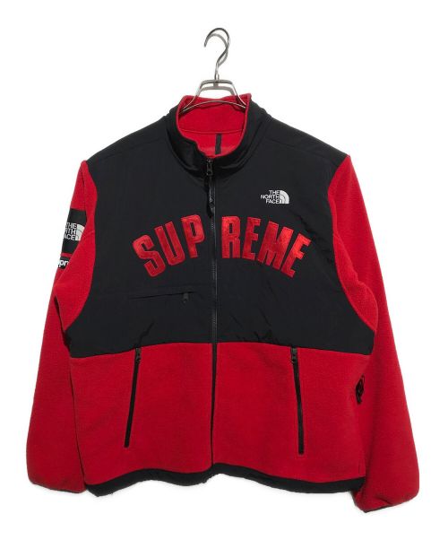 THE NORTH FACE（ザ ノース フェイス）THE NORTH FACE (ザ ノース フェイス) SUPREME (シュプリーム) Arc Logo Denali Fleece Jacket レッド サイズ:XLの古着・服飾アイテム