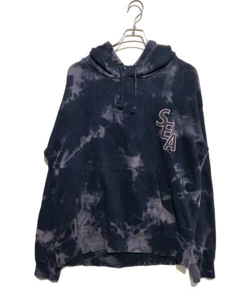 WIND AND SEA（ウィンド アンド シー）WIND AND SEA (ウィンダンシー) Bleached HOODIE ネイビー サイズ:Lの古着・服飾アイテム