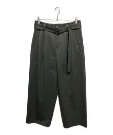 F/CE.（エフシーイー）の古着「TECH WOOL WATERPROOF WIDE PANTS」｜オリーブ