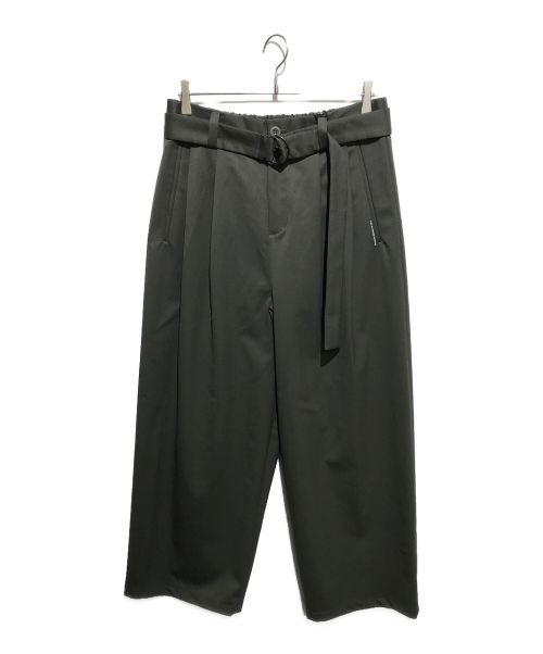 F/CE.（エフシーイー）F/CE. (エフシーイー) TECH WOOL WATERPROOF WIDE PANTS オリーブ サイズ:Lの古着・服飾アイテム