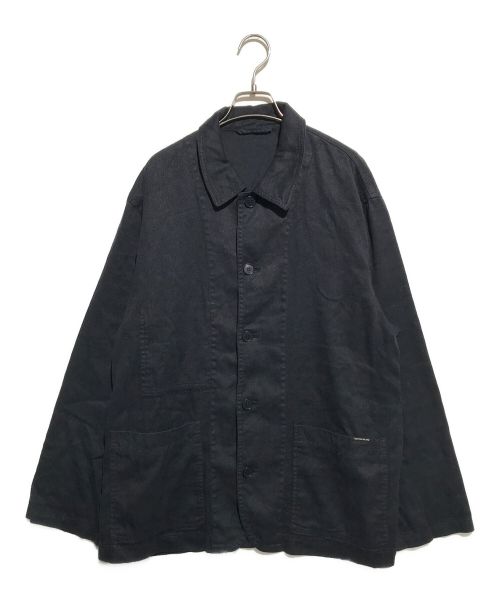 UPCYCLELINO（アップサイクルリノ）UPCYCLELINO (アップサイクルリノ) ツイル カバーオール ブラック サイズ:5の古着・服飾アイテム