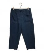 KAPTAIN SUNSHINEキャプテンサンシャイン）の古着「Sideseemless Easy Pants」｜ネイビー