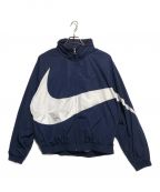 NIKEナイキ）の古着「Swoosh Woven Jacket」｜ネイビー