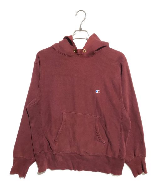 Champion（チャンピオン）Champion (チャンピオン) リバースウィーブフーディ エンジ サイズ:Mediumの古着・服飾アイテム