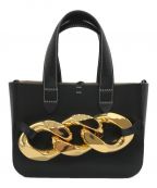 J.W.ANDERSONジェイダブリューアンダーソン）の古着「Mini Chain Tote Bag 'Black'」｜ブラック