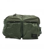 PORTERポーター）の古着「WAIST BAG」｜グリーン