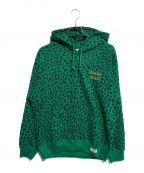 WACKO MARIAワコマリア）の古着「LEOPARD HOODED SWEAT SHIRT」｜グリーン