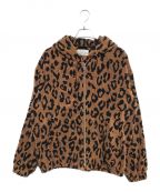 WACKO MARIAワコマリア）の古着「LEOPARD ZIP HOODED JACKET」｜ブラウン