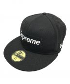 SUPREME×New Eraシュプリーム×ニューエラ）の古着「MESH BOX LOGO CAP」｜ブラック