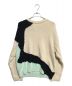 YOKE (ヨーク) Intarsia Cotton Sweater ブラック×ベージュ サイズ:2：16000円