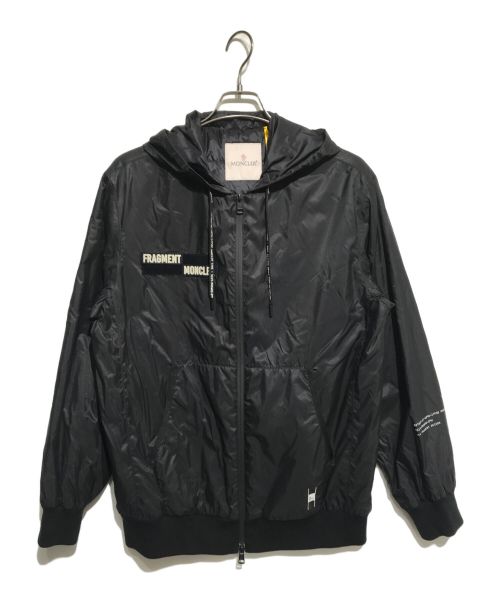 MONCLER GENIUS（モンクレール ジーニアス）MONCLER GENIUS (モンクレール ジーニアス) FRAGMENT DESIGN (フラグメントデザイン) ナイロンダウンジャケット ブラック サイズ:2の古着・服飾アイテム