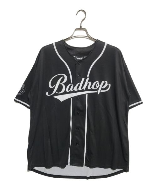 BADHOP（バッドホップ）BADHOP (バッドホップ) ベースボールシャツ ブラック サイズ:Lの古着・服飾アイテム