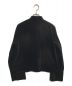 BLACK COMME des GARCONS (ブラック コムデギャルソン) ブリーチ加工ベロアカンフージャケット ブラック サイズ:XS：25000円