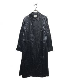 ROBE DE CHAMBRE COMME DES GARCONS（ローブドシャンブル コムデギャルソン）の古着「キュプラダブルコート」｜ブラック