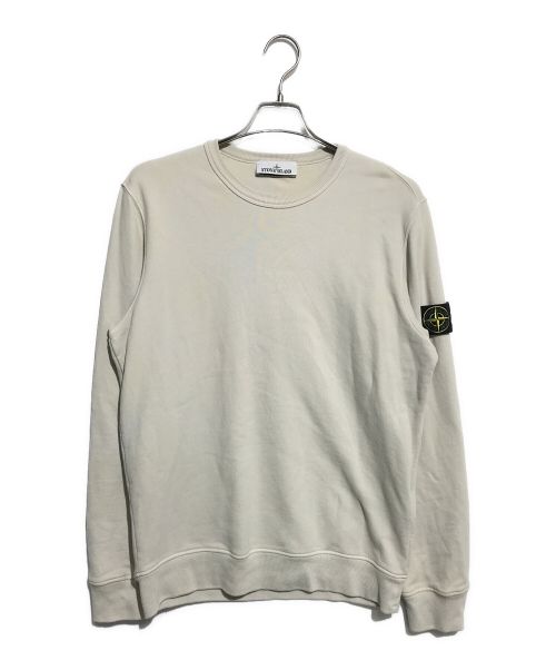 STONE ISLAND（ストーンアイランド）STONE ISLAND (ストーンアイランド) COMPASS PATCH SWEATSHIRT アイボリー サイズ:Mの古着・服飾アイテム