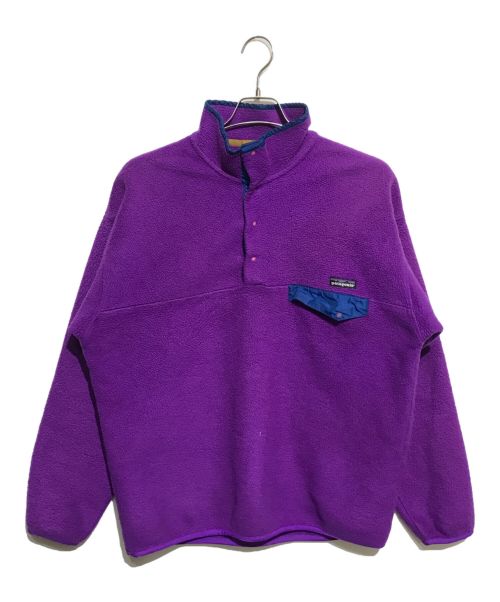 Patagonia（パタゴニア）Patagonia (パタゴニア) オールドシンチラスナップT パープル サイズ:Lの古着・服飾アイテム