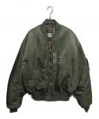 HOUSTONヒューストン）の古着「51041 MA-1 FLIGHT JACKET -EARLY TYPE-」｜グリーン