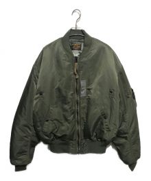 HOUSTON（ヒューストン）の古着「51041 MA-1 FLIGHT JACKET -EARLY TYPE-」｜グリーン