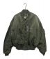 HOUSTON（ヒューストン）の古着「51041 MA-1 FLIGHT JACKET -EARLY TYPE-」｜グリーン