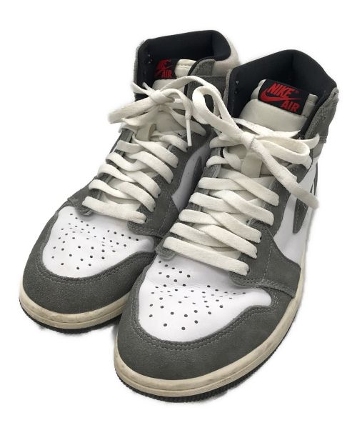 NIKE（ナイキ）NIKE (ナイキ) Jordan 1 Retro High OG ホワイト×グレー サイズ:26.5の古着・服飾アイテム