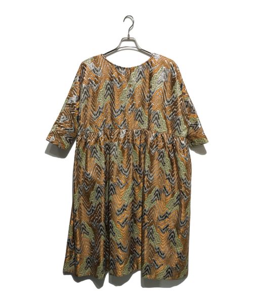 rachel comey（レイチェルコーミー）Rachel Comey (レイチェルコーミー) ジャガードワンピース イエロー サイズ:Ｓの古着・服飾アイテム