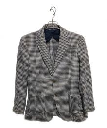 Aquascutum（アクアスキュータム）の古着「ブリティッシュチェックジャケット」｜グレー