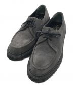 ADIEV PARISアデュー）の古着「TYPE124 SUEDE CHARCOALダービーシューズ」｜グレー