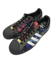 adidas×A BATHING APE（アディダス×アベイシングエイプ）の古着「Superstar 80s "Multi"」｜ブラック