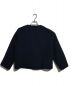 DANTON (ダントン) WOOL LIGHT PILE COLLARLESS JACKET ネイビー サイズ:36：15000円