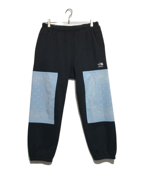 THE NORTH FACE（ザ ノース フェイス）THE NORTH FACE (ザ ノース フェイス) SUPREME (シュプリーム) Trekking Bandana Sweatpant ブラック サイズ:Sの古着・服飾アイテム