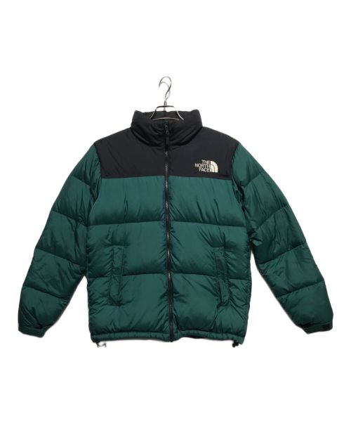 THE NORTH FACE（ザ ノース フェイス）THE NORTH FACE (ザ ノース フェイス) NUPTSE JACKET/ヌプシジャケット グリーン×ブラック サイズ:XLの古着・服飾アイテム